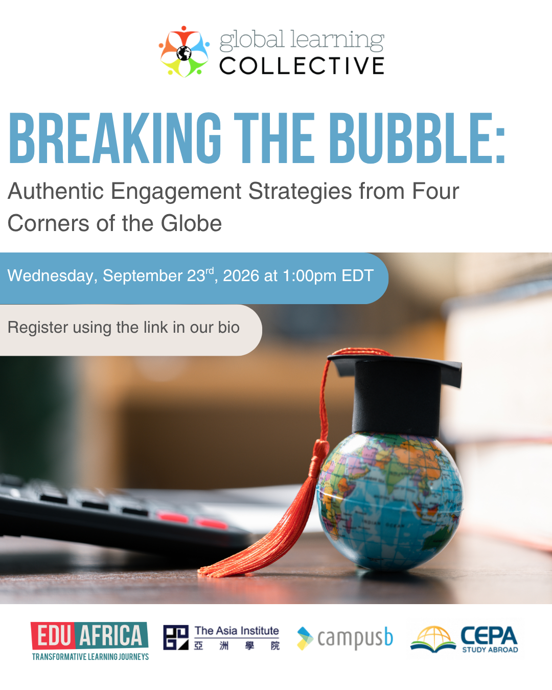 Breaking the Bubble webinar from the Global Learning Collective
